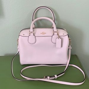 Coach pebble leather Nolita satchel in Chalk